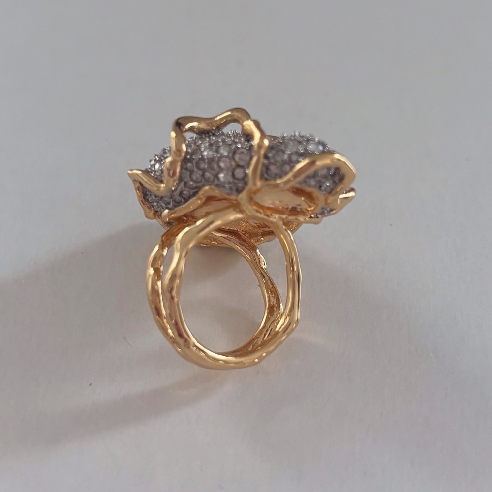 NWOT Alexis Bittar Solanales Large Crystal Pave Geode Ring - Picture 6 of 7